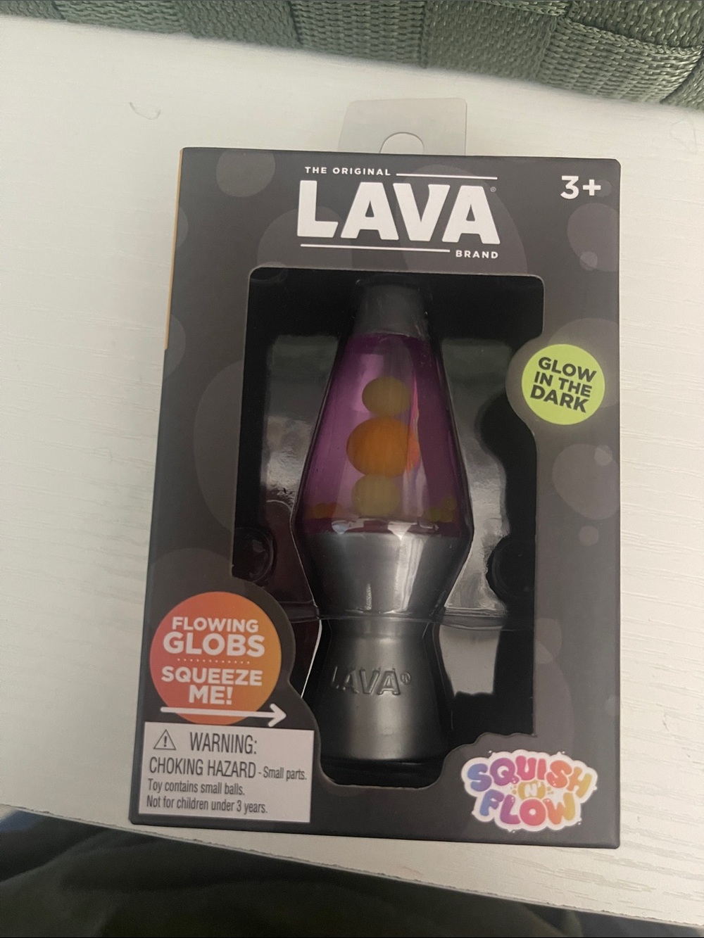 LAVA Glow-In-The-Dark Purple Kids Lava Lamp Toy